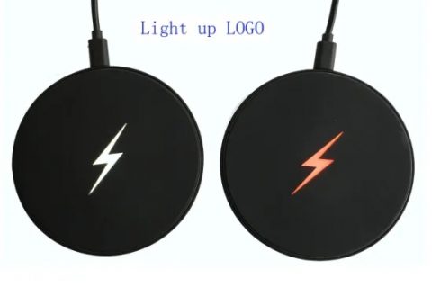 Wireless Charging with Lighting Logo